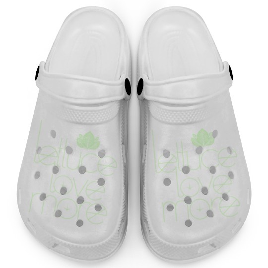 Lettuce Love More Vegan Vegetarian Style Clogs