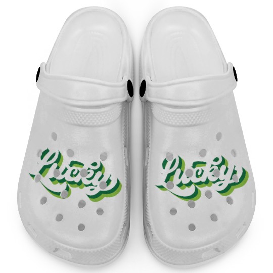 Retro Lucky Clover Clogs