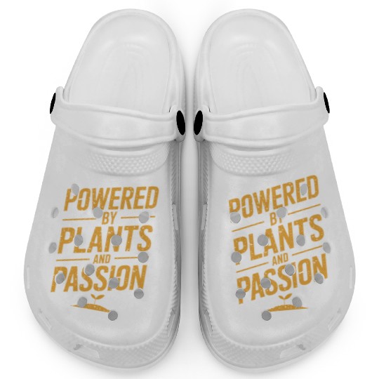 Powered By Plants And Passion Vegan Vegetarian Clogs