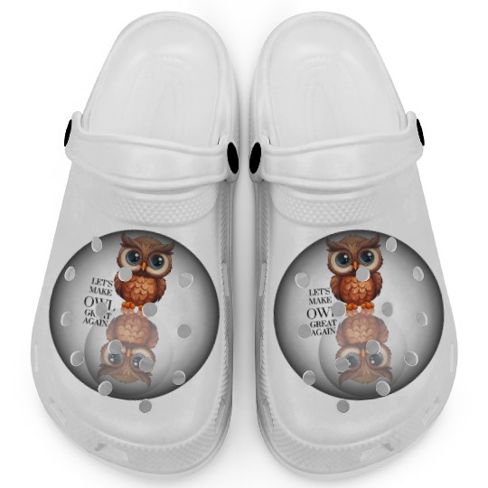 Let s make Owl great again Clogs