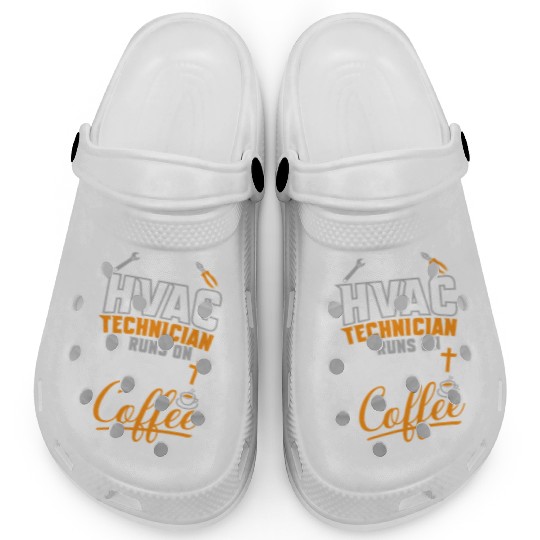 HVAC Tech Runs On Jesus & Coffee Clogs