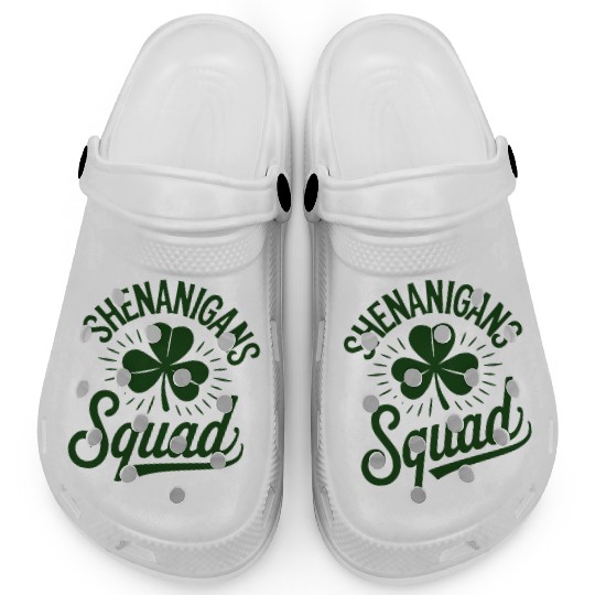 FYAPHION St Patrick's Women Shamrock Day Clogs