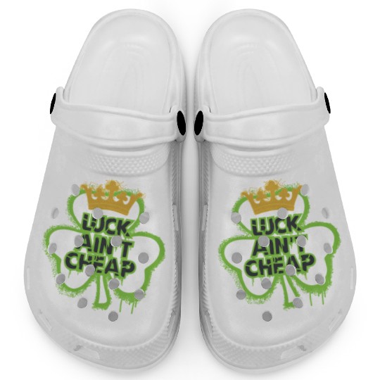 Graffiti Shamrock King: Luck Ain’t Cheap Clogs