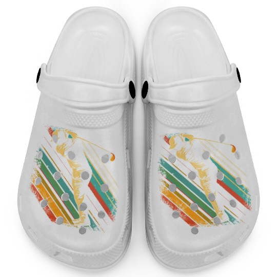Golf Player 80s Look Clogs