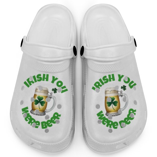St. Patrick's Day - Irish you were Beer Clogs