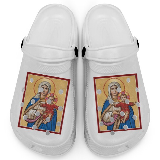 Holy Rosary Virgin Mary Catholic Rosary Clogs