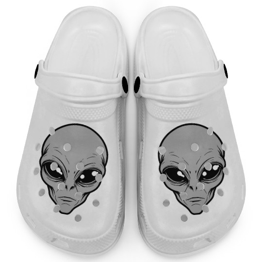 Grey Alien Clogs