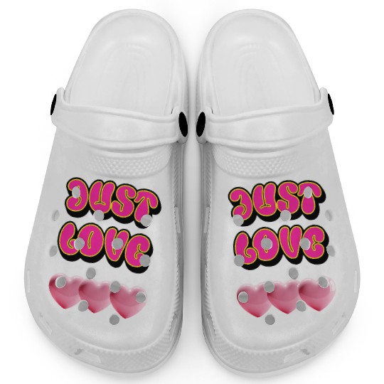 Just Love: Y2K 2000s Heart Clogs