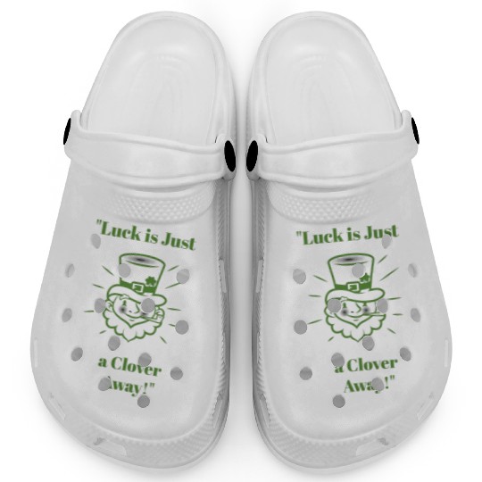 luck is just a clover away Clogs