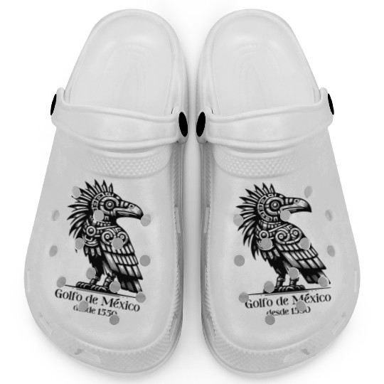 Aztec Eagle of the of Mexico Clogs