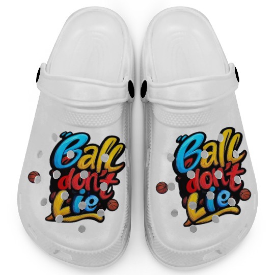 Ball Don't Lie - Street Hoops Typography Clogs