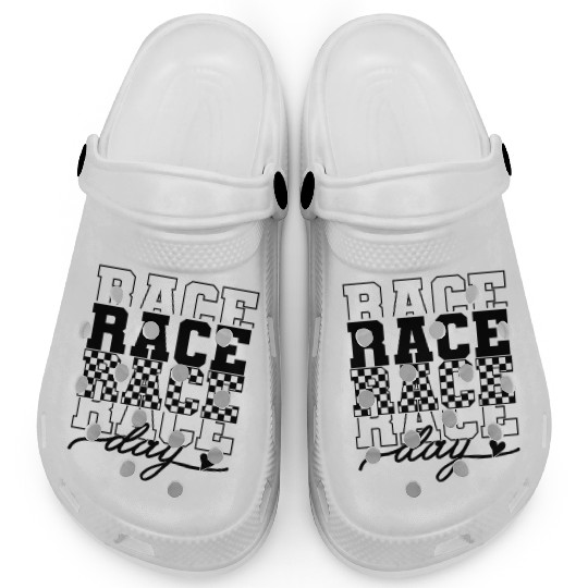 Race Day Racing Season Clogs