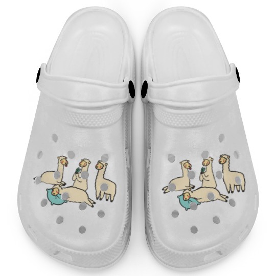 Llama Lover - I love my sweet Llamas Clogs