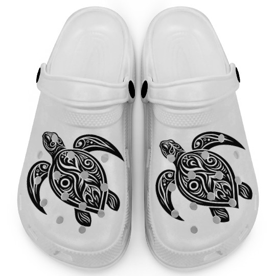 Turtle Magic Mystical Tribal Turtle Clogs