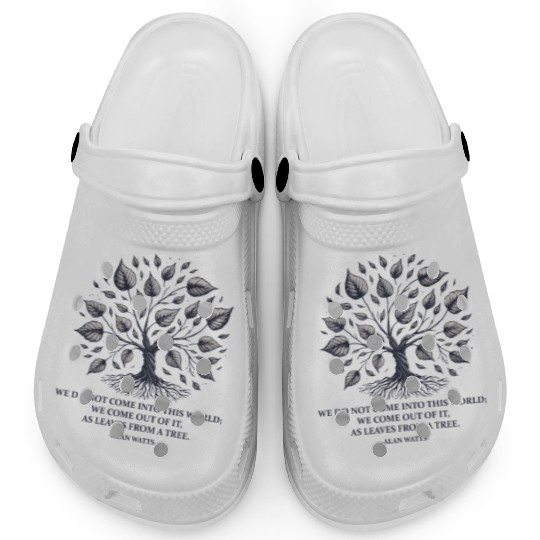 Alan Watts | Tree of Life & Spiritual Wisdom Clogs