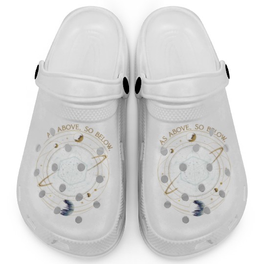 As Above, So Below - Sacred Geometry Clogs