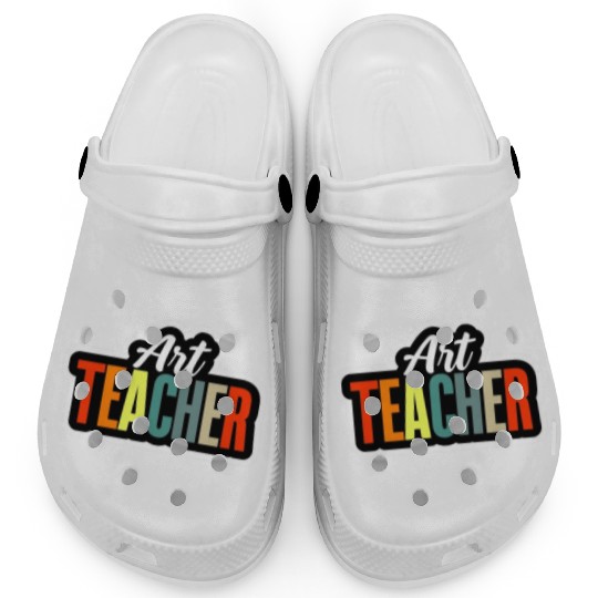 Art Teacher | Colorful Artistic Design Clogs