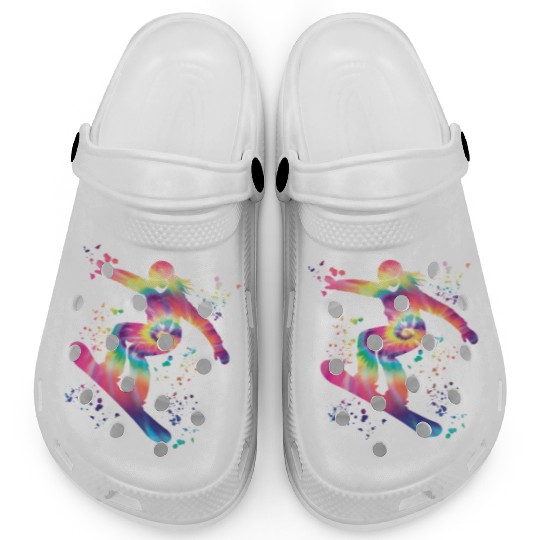 Snowboarder Snowboard Snowboarding Clogs