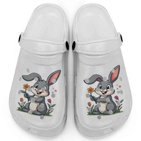 Funny Easter Bunny Cute Bunny Easter Clogs