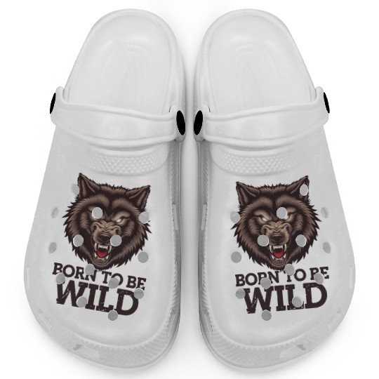 Born to Be Wild Wolf: Untamed Alpha Spirit Clogs