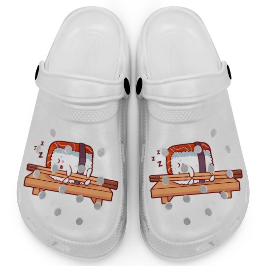 Sushi Salmon Sleeping Clogs