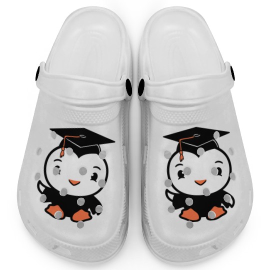 Bird School College Graduation Hat Education Cute Clogs