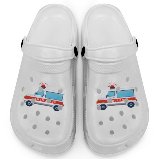 Caution Future Big Brother 2026 Ambulance Clogs