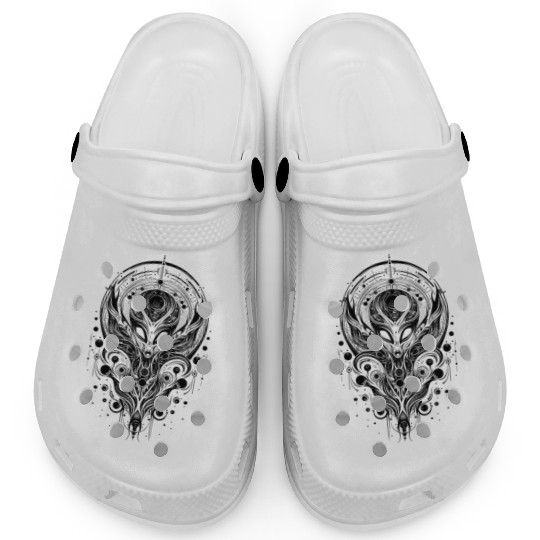 Stylish alien symbol Clogs