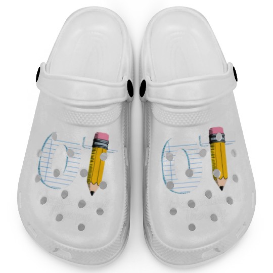 Pediatric Occupational Therapy Cute Pencil Back Clogs