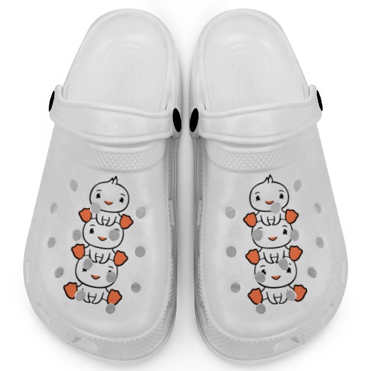 3 Ducks Tower Friends Children Piggyback Sitting Clogs