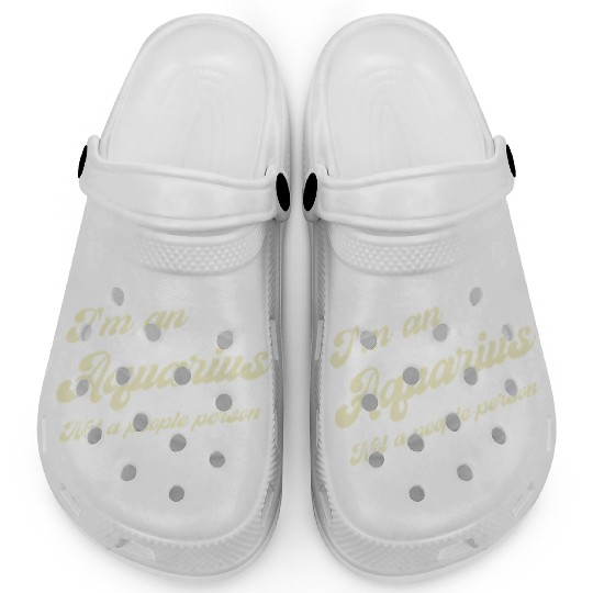 aquarius not a people person Clogs