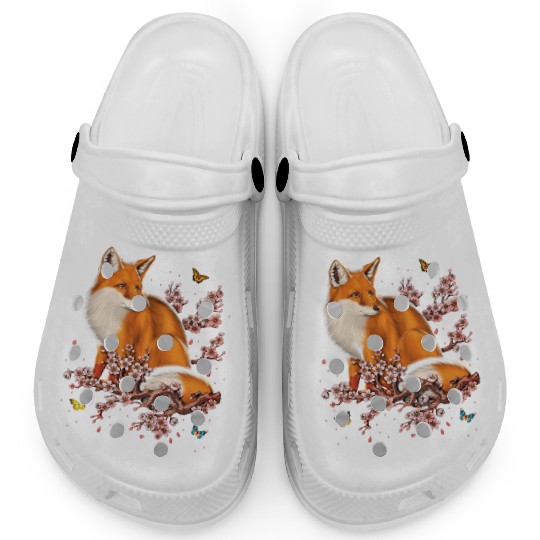 Fox Cherry Blossom Clogs