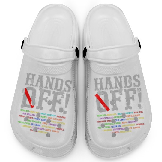 Hands Off Social Security Protest Resist Save D Clogs