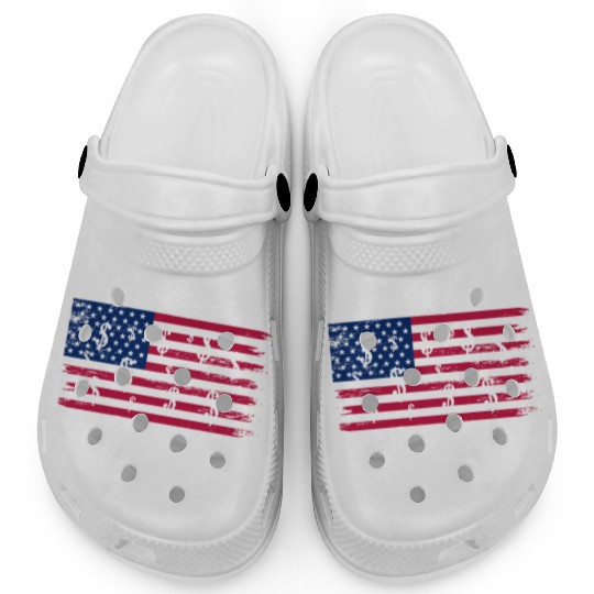 Tariff Baby Tariff American Flag Trump Tariff Clogs