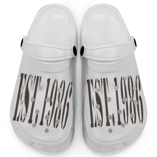 EST. 1986 Retro Clogs – Bold Vintage Clogs for 80s