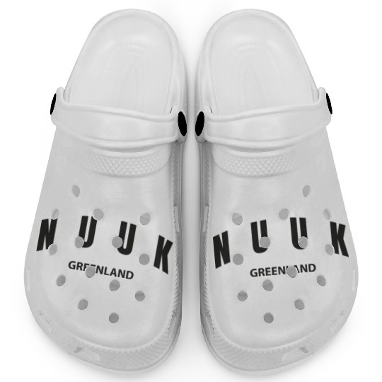 NUUK Greenland – College Style Emblem Design Clogs