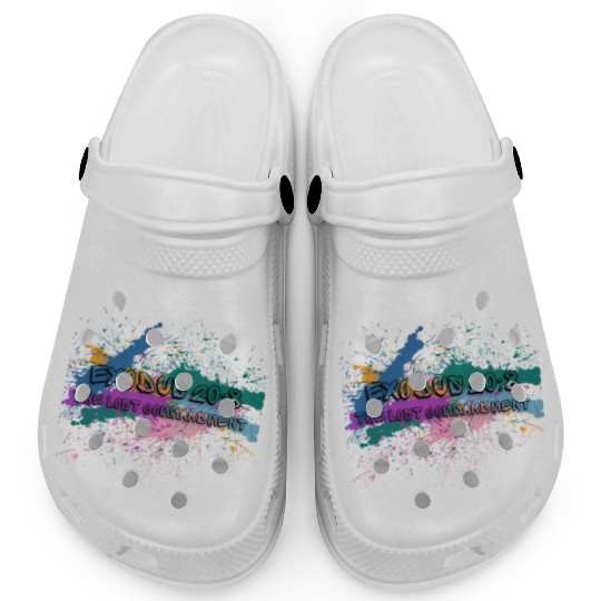 The Lost Commandment multi color Clogs