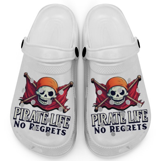Pirate Life, No Regrets Clogs