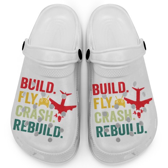 Build fly crash rebuild for RC aieplane pilot flye Clogs