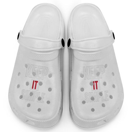 Keep It Simple – Minimalist Quote Clogs