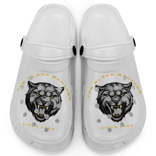 Fierce Black Panther Clogs – Bold,Wild & Stylish