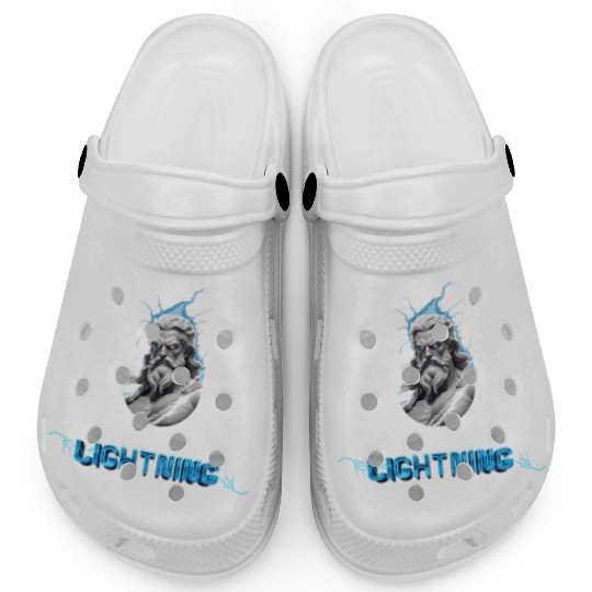 "Lightning God Zeus Clogs – Epic Mythology