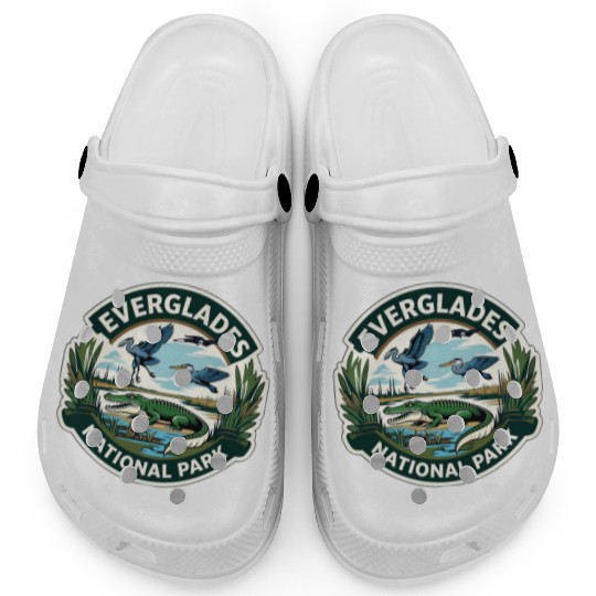 Everglades National Park Florida USA Logo Clogs