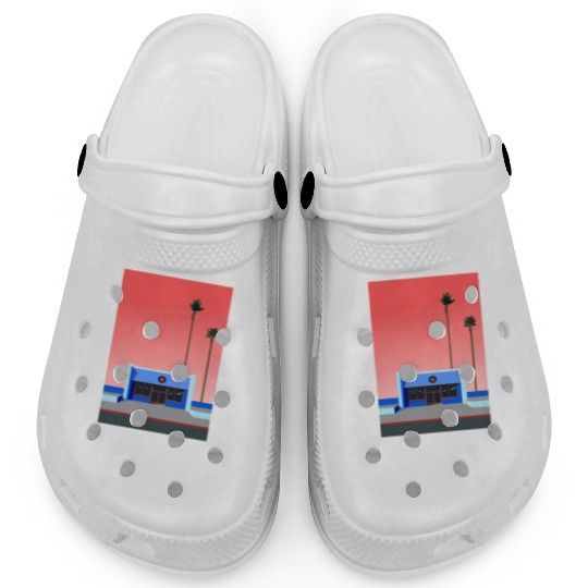 Retro Venice Beach California Clogs