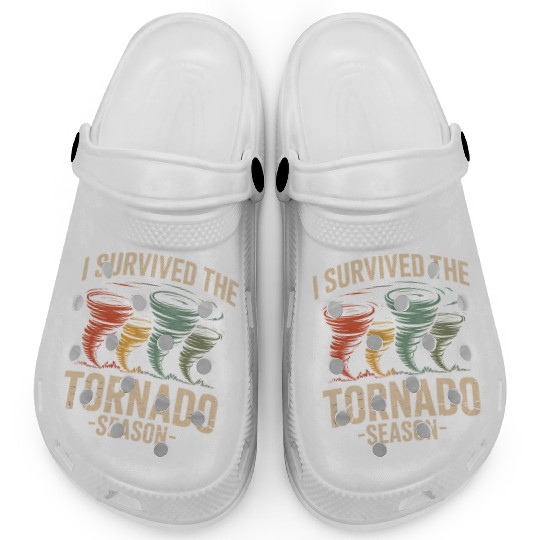 I Survived The Tornado Season Meteorology Storm Clogs