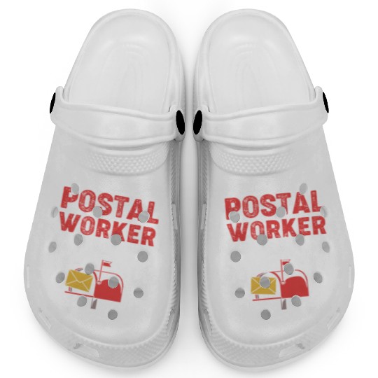 Retired Postal Worker Mailman Clogs