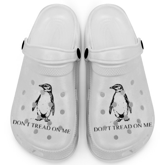 Don't Tread On Me Penguin Tariff Clogs