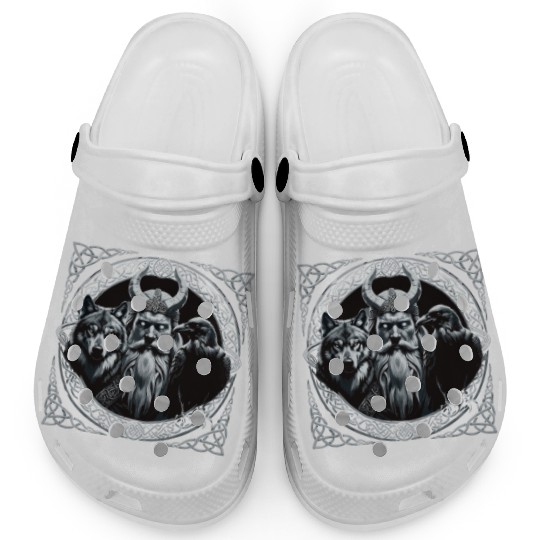 Viking Warrior Man Odin Thor Norman Walhalla Clogs