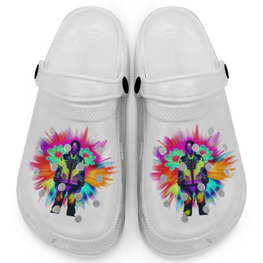 Y2K Bloom: Techwear Meets Luminescent Nature Clogs