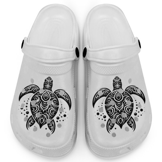 Pacific Turtle Tattoo Art Timeless Clogs